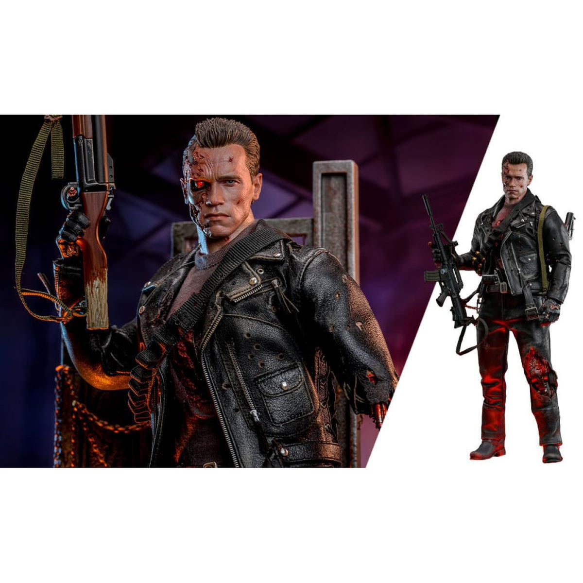 Produktbild T-800 Masterpiece Actionfigur 1:6 Battle Damaged Version 2.0 - Terminator 2