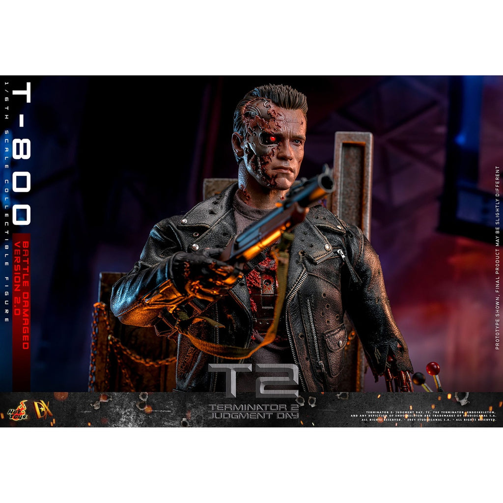 Produktbild T-800 Masterpiece Actionfigur 1:6 Battle Damaged Version 2.0 - Terminator 2