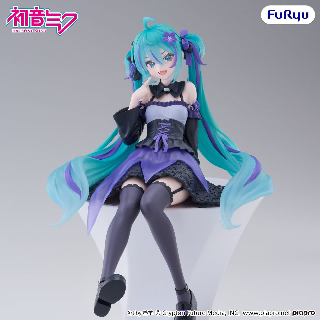 Produktbild Hatsune Miku - Blomälvan Blåklocka Noodle Stopper-figur