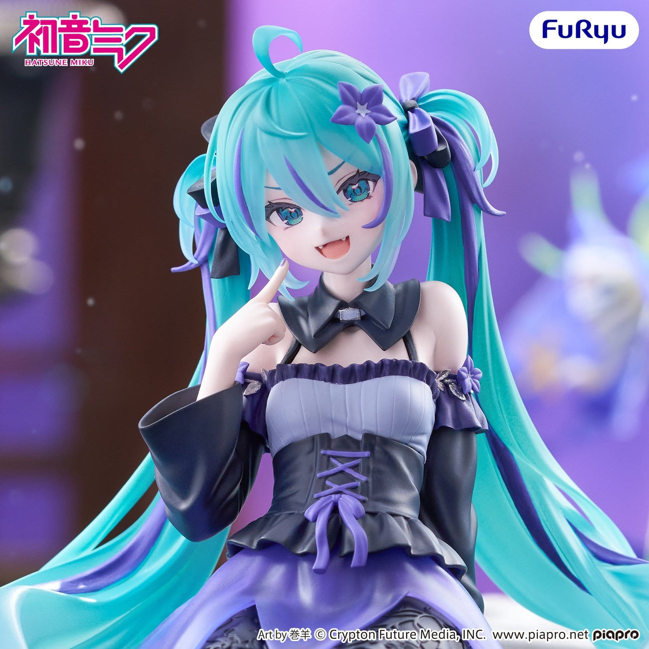 Produktbild Hatsune Miku - Blomälvan Blåklocka Noodle Stopper-figur