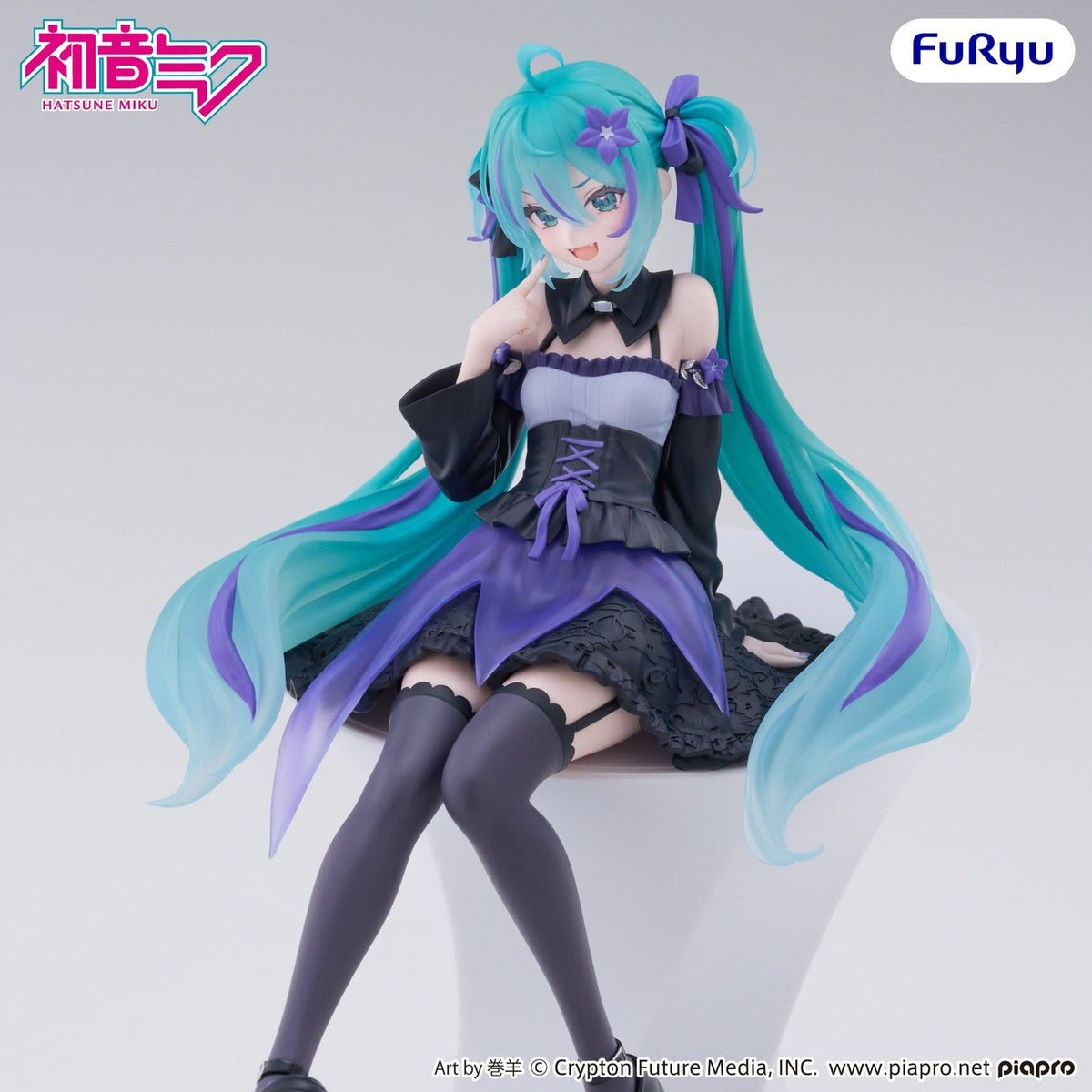 Produktbild Hatsune Miku - Blomälvan Blåklocka Noodle Stopper-figur