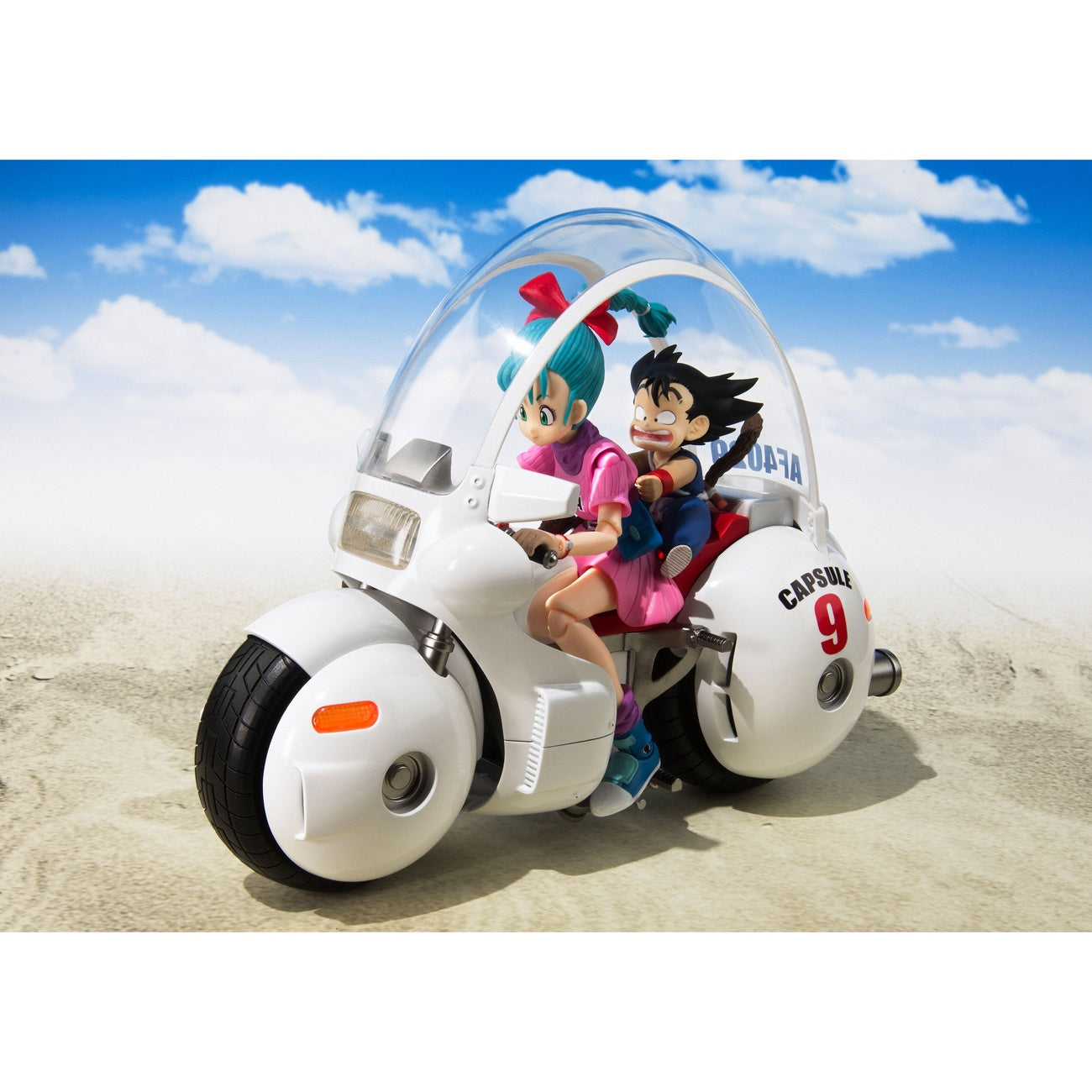 Produktbild Dragon Ball - Bulma med Hoipoi Capsule nr 9 S.H. Figuarts-set