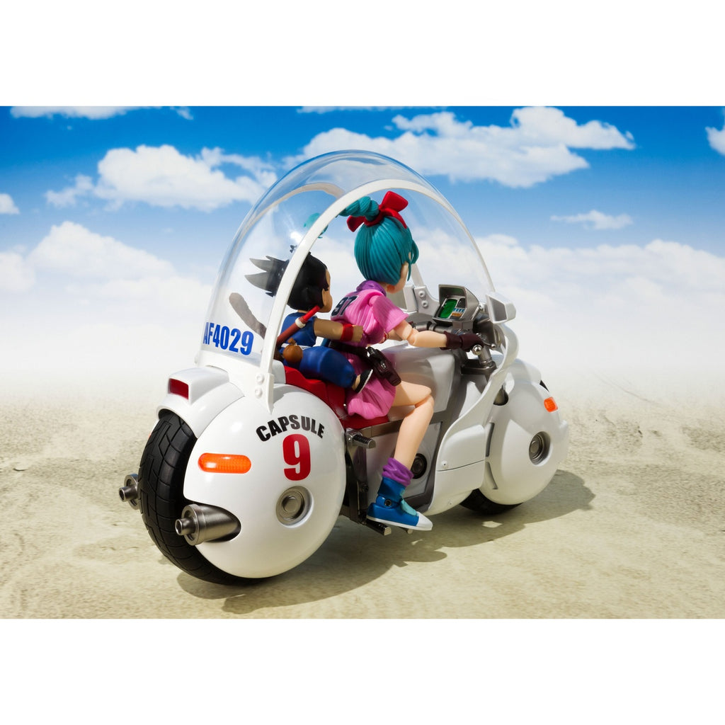 Produktbild Dragon Ball - Bulma med Hoipoi Capsule nr 9 S.H. Figuarts-set