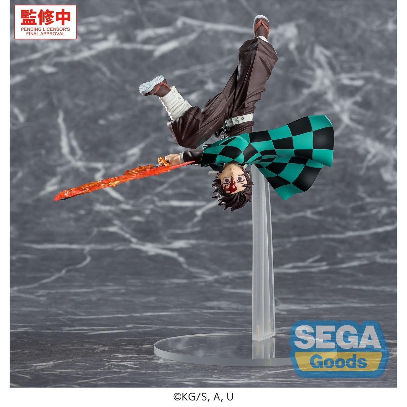 Produktbild Demon Slayer - Tanjiro Kamado Figur Hinokami Kagura Nedgående Sol Transformation