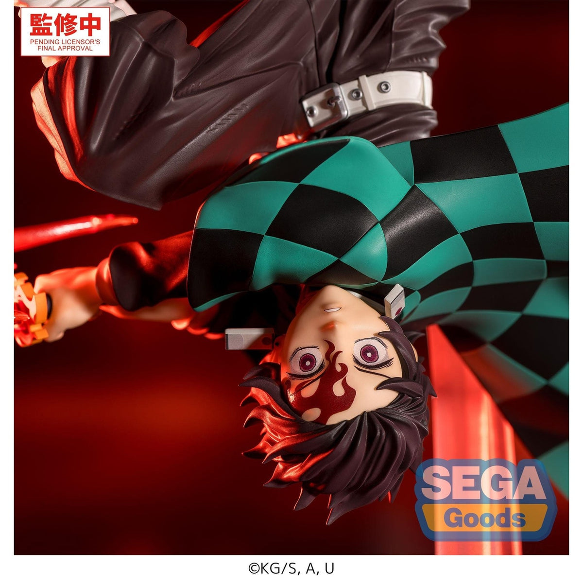 Produktbild Demon Slayer - Tanjiro Kamado Figur Hinokami Kagura Nedgående Sol Transformation