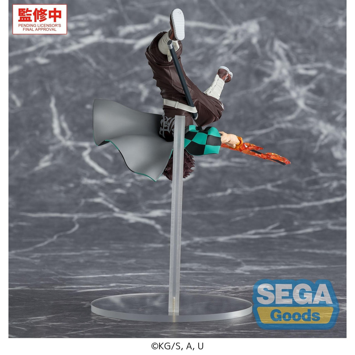 Produktbild Demon Slayer - Tanjiro Kamado Figur Hinokami Kagura Nedgående Sol Transformation