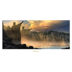 Produktbild Sagan om Ringen – Argonath, Kungarnas pelare Konstaffisch