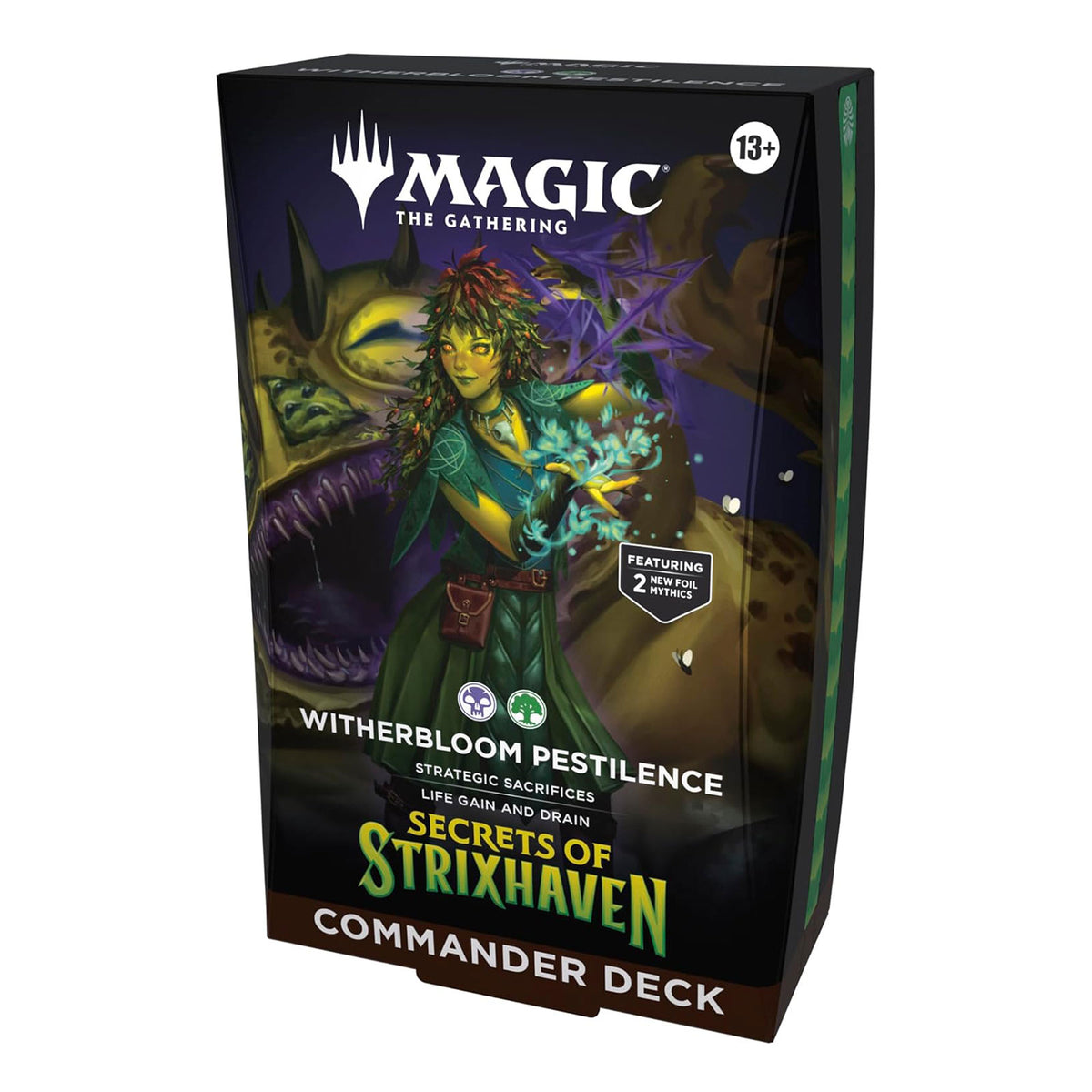 Produktbild Secret of Strixhaven Witherbloom Pestilence Commander-lek English version - Magic The Gathering