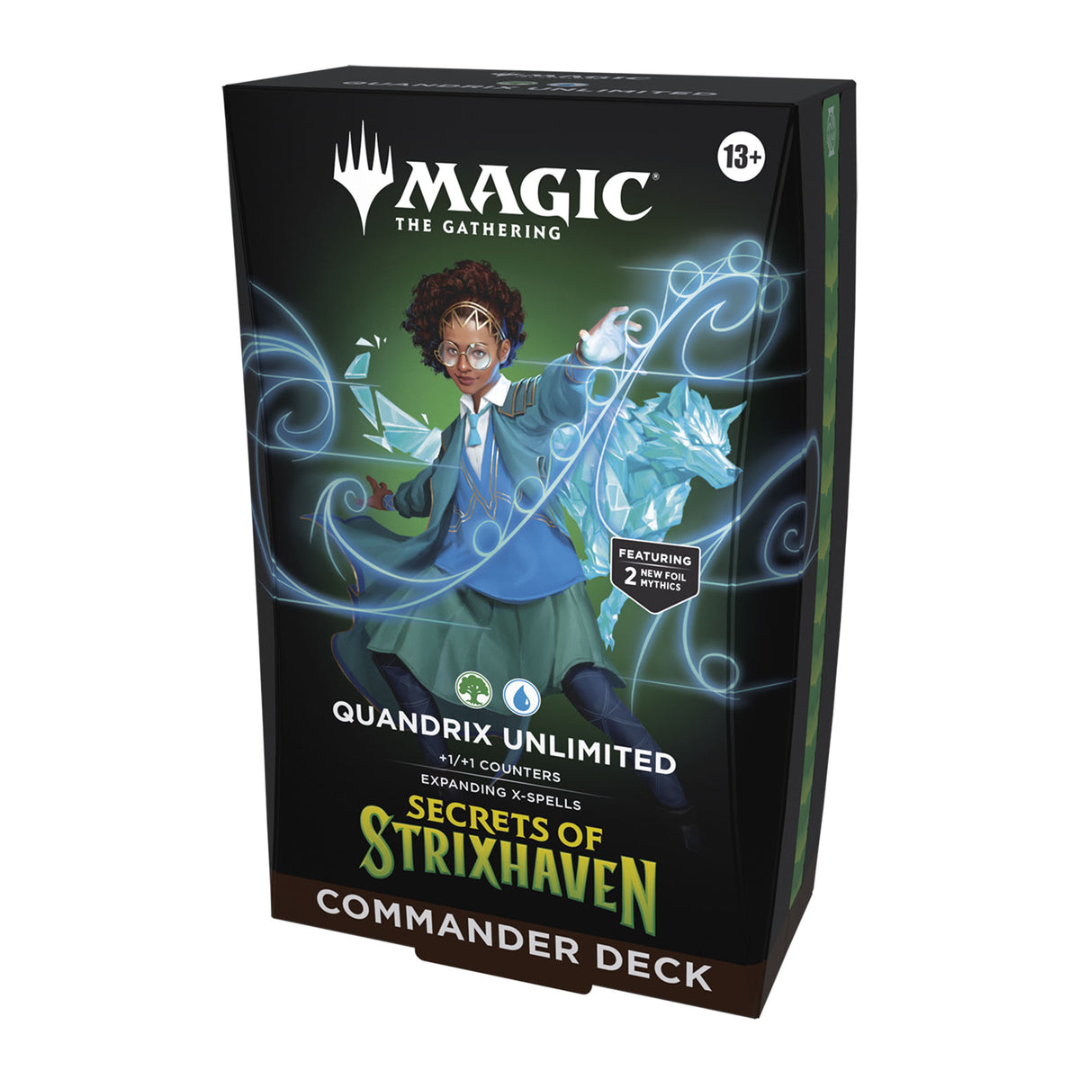 Produktbild Secret of Strixhaven Quandrix Unlimited Commander Deck engelsk version - Magic: The Gathering