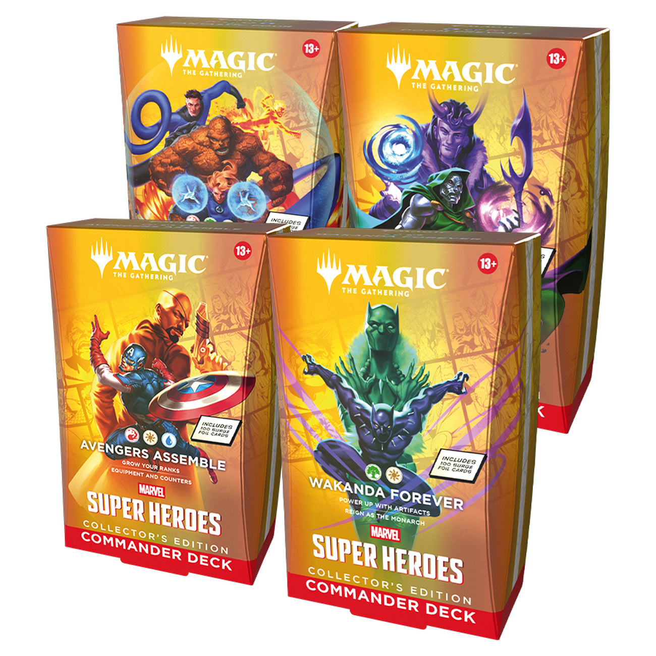 Produktbild Marvel Super Heroes Commander Decks Collector's Edition engelsk version - Magic: The Gathering