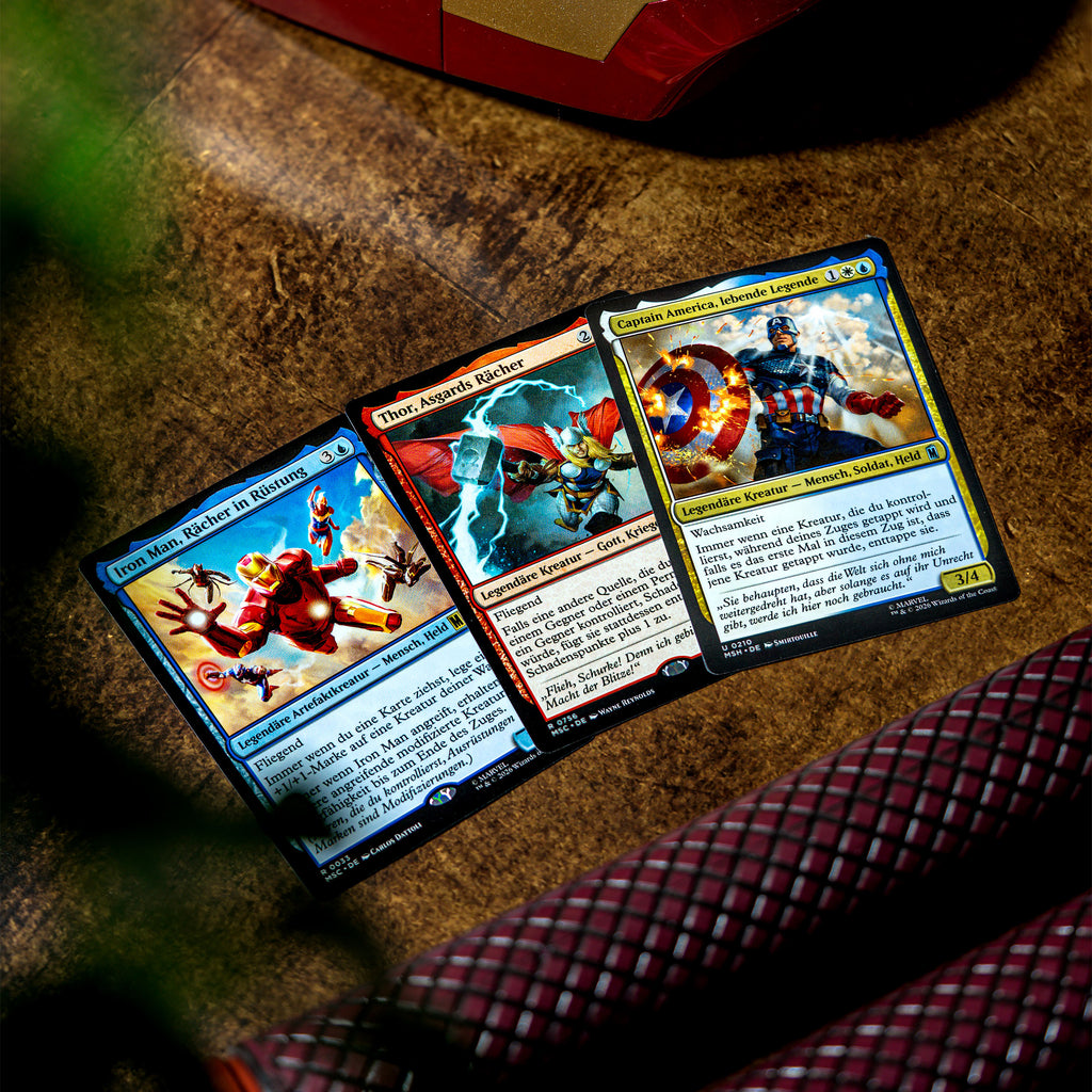 Produktbild Marvel Super Heroes Avengers Commander-lek hög tysk version - Magic The Gathering