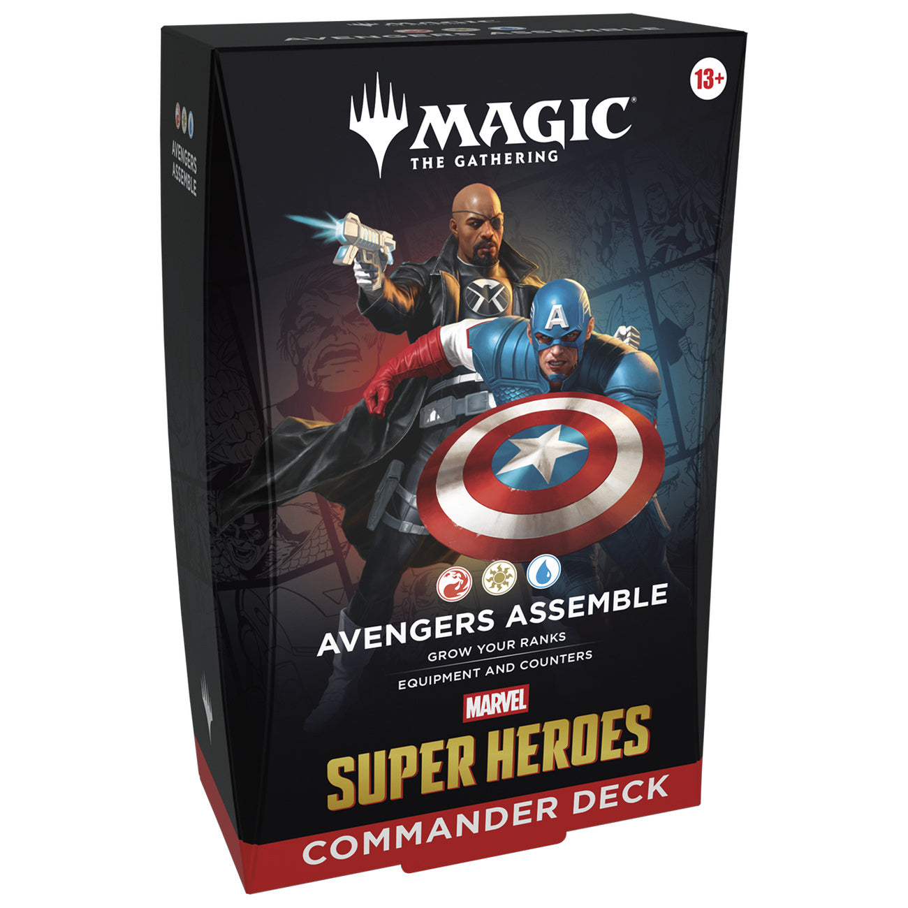 Produktbild Marvel Super Heroes Avengers Assemble Commander Deck engelsk version - Magic: The Gathering