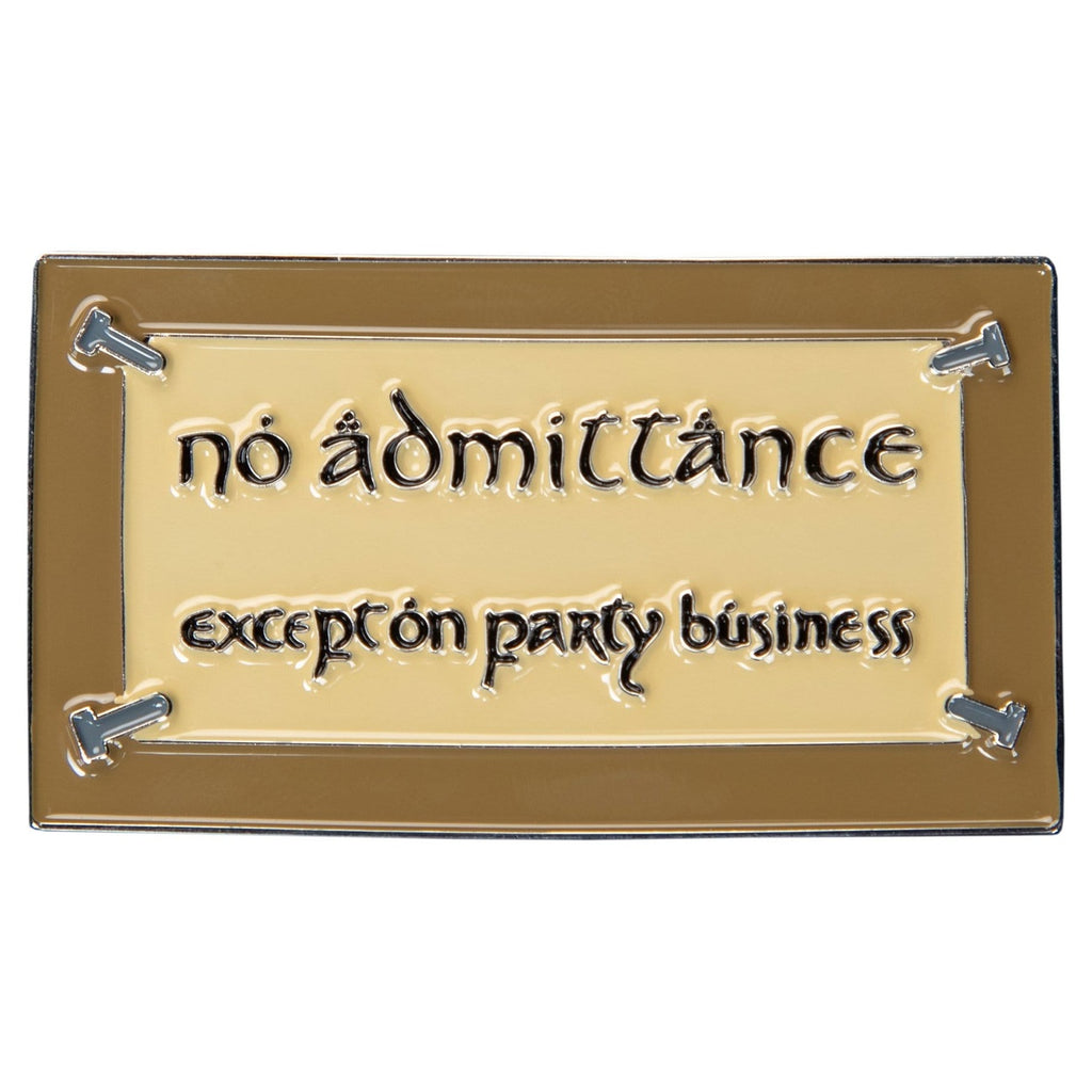 Produktbild Sagan om Ringen - No Admittance-magnet