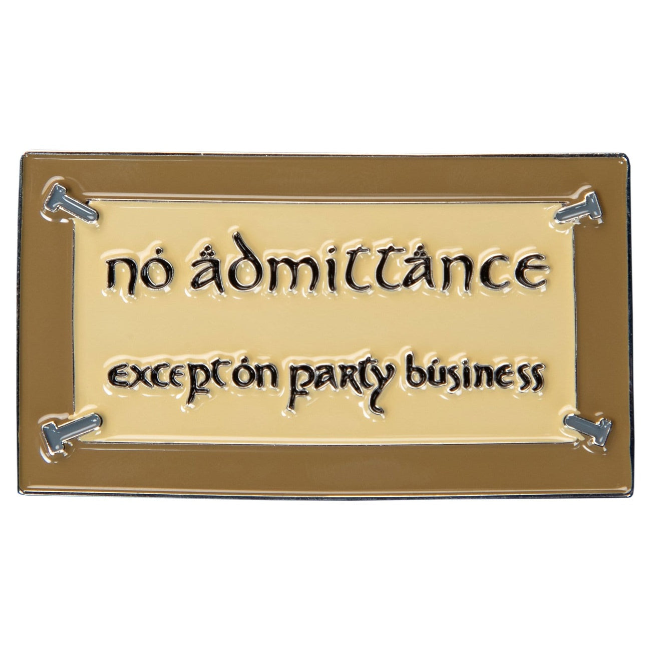 Produktbild Sagan om Ringen - No Admittance-magnet