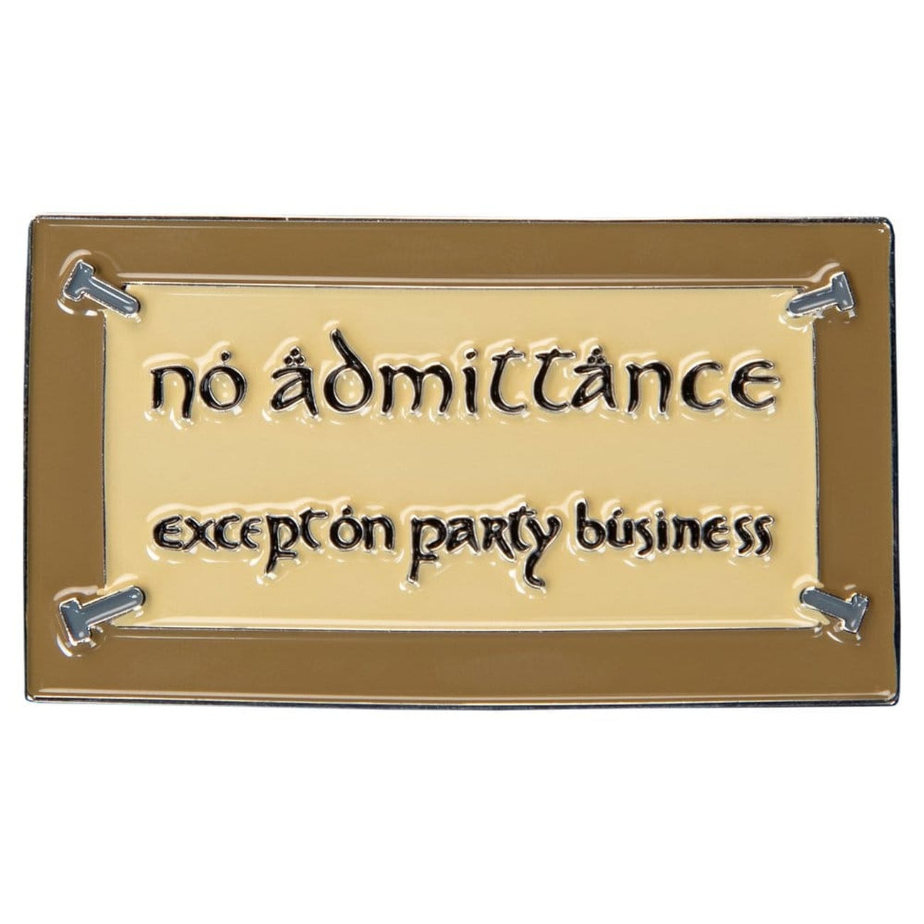 Produktbild Sagan om Ringen - No Admittance-magnet