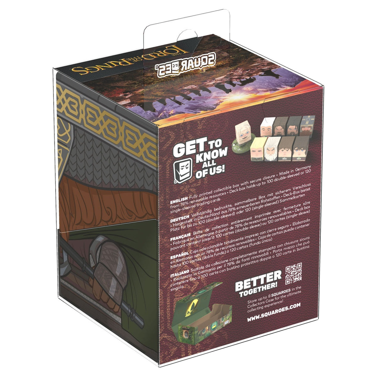 Produktbild Gimli samlarkortbox Ultimate Guard - Sagan om Ringen