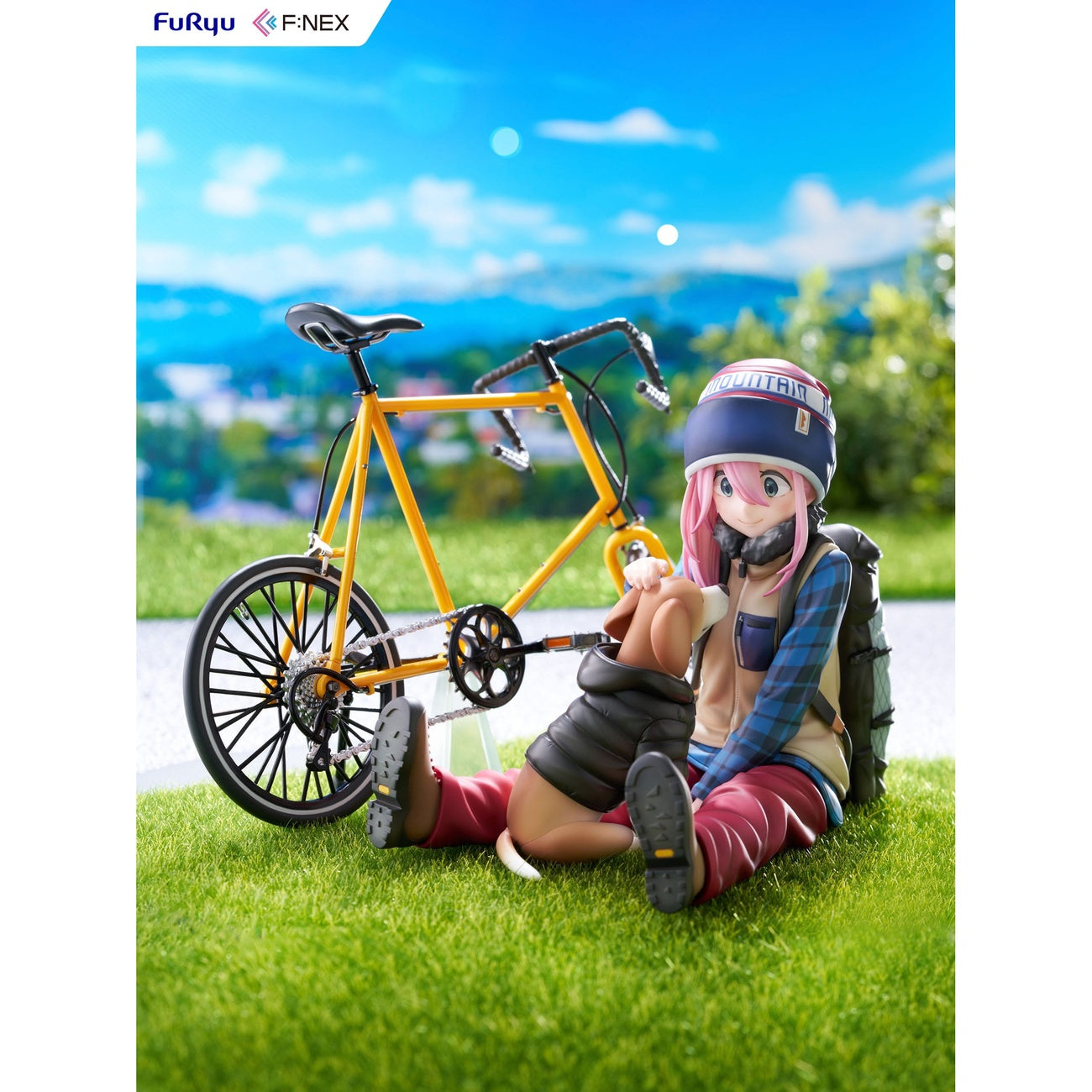 Produktbild Laid Back Camp F:NEX PVC-staty 1/7 Nadeshiko Kagamihara 13 cm