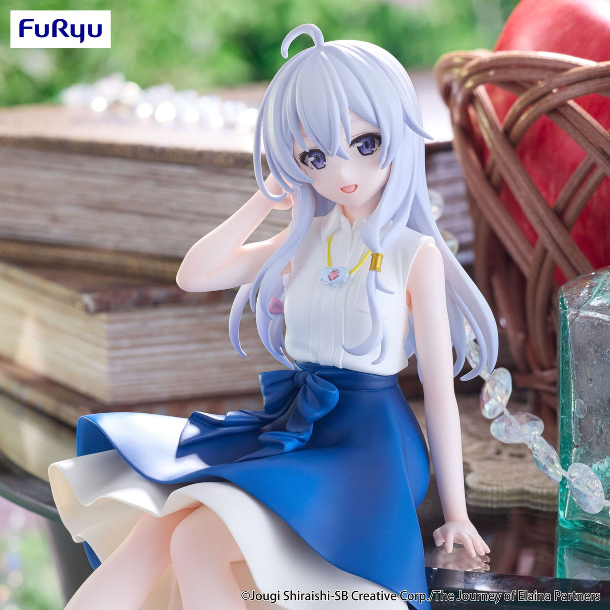 Produktbild Wandering Witch: The Journey of Elaina Noodle Stopper PVC-staty Elaina Utsvängd Kjol Ver. 14 cm
