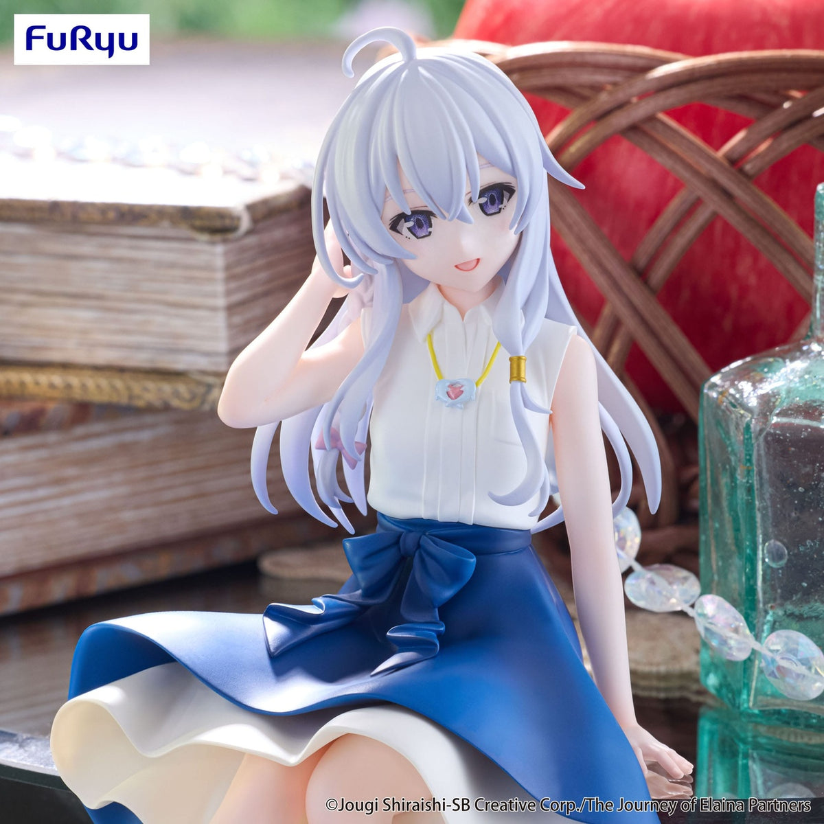 Produktbild Wandering Witch: The Journey of Elaina Noodle Stopper PVC-staty Elaina Utsvängd Kjol Ver. 14 cm