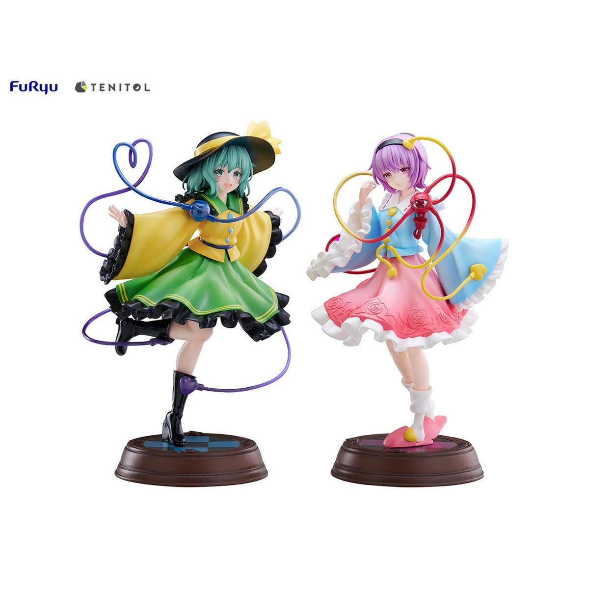 Produktbild Touhou Project Tenitol PVC-staty Koishi Komeiji & Satori Komeiji 22 cm