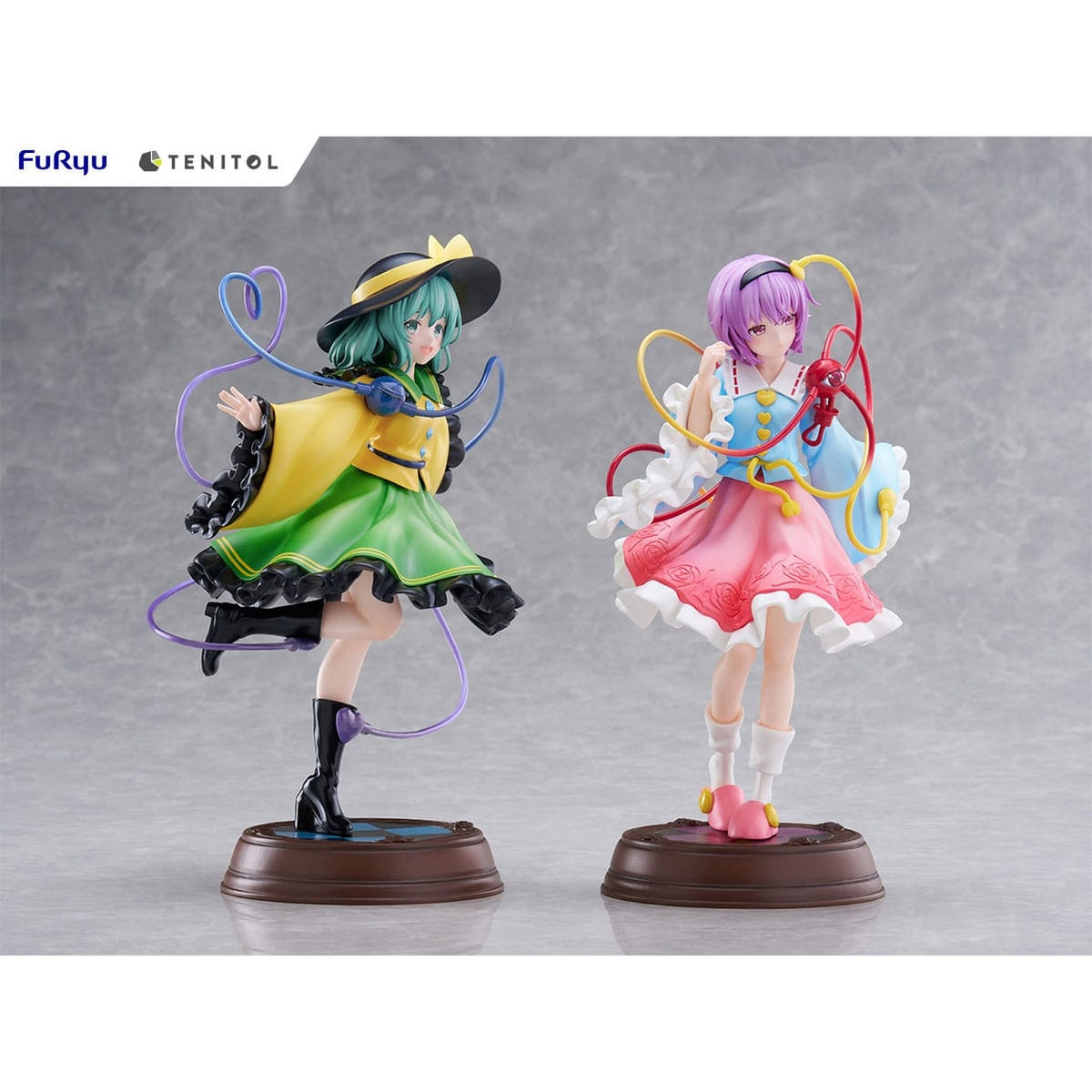 Produktbild Touhou Project Tenitol PVC-staty Koishi Komeiji & Satori Komeiji 22 cm