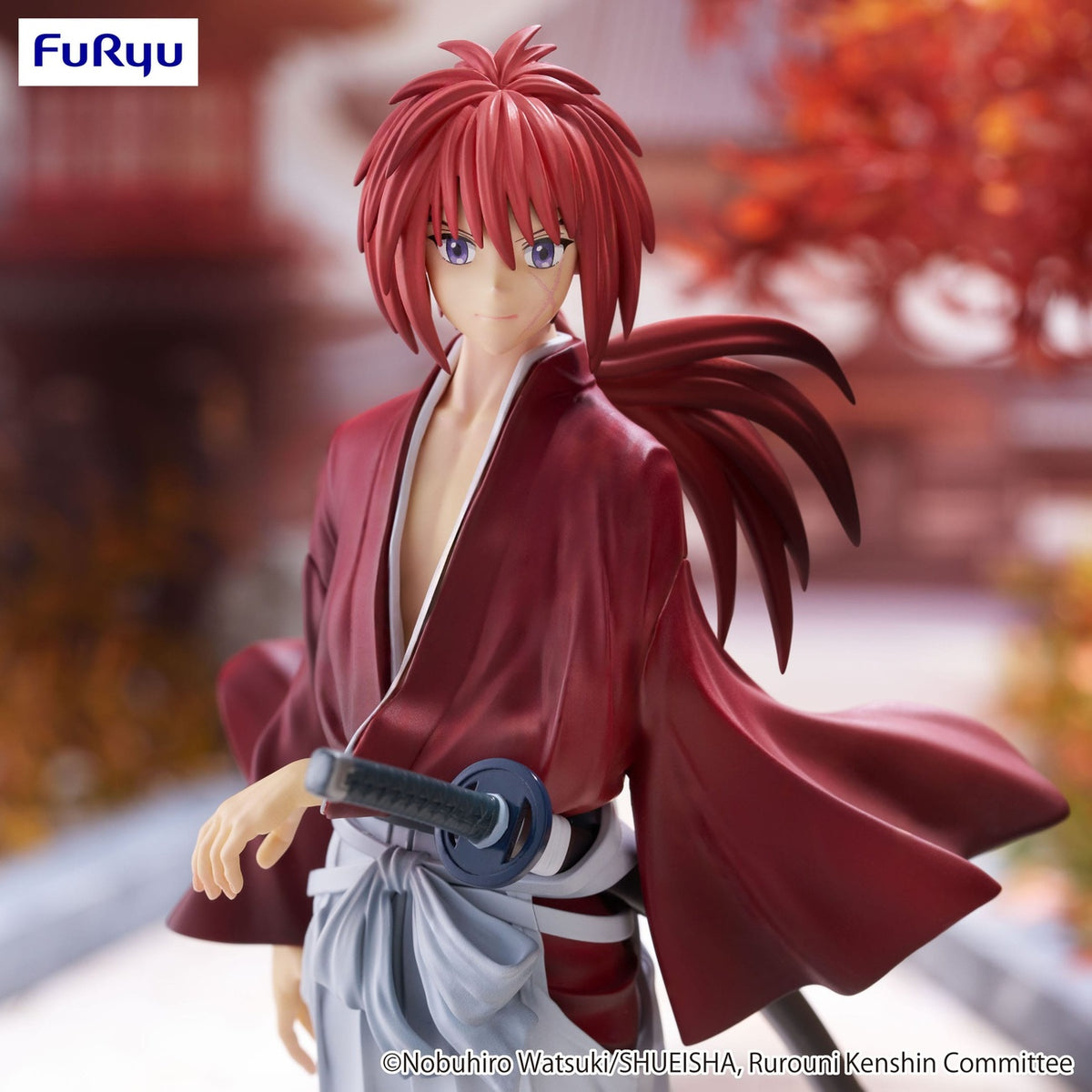 Produktbild Rurouni Kenshin: Meiji-svärdsmannen – en romantisk berättelse Trio-Try-iT PVC-staty Kenshin Himura 19 cm