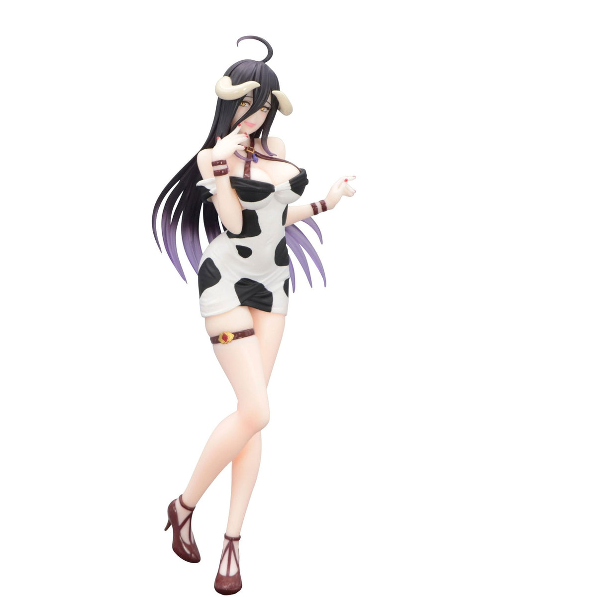 Produktbild Overlord Trio-Try-iT PVC-staty Albedo Miniklänning Kospetsmönster Ver. 21 cm