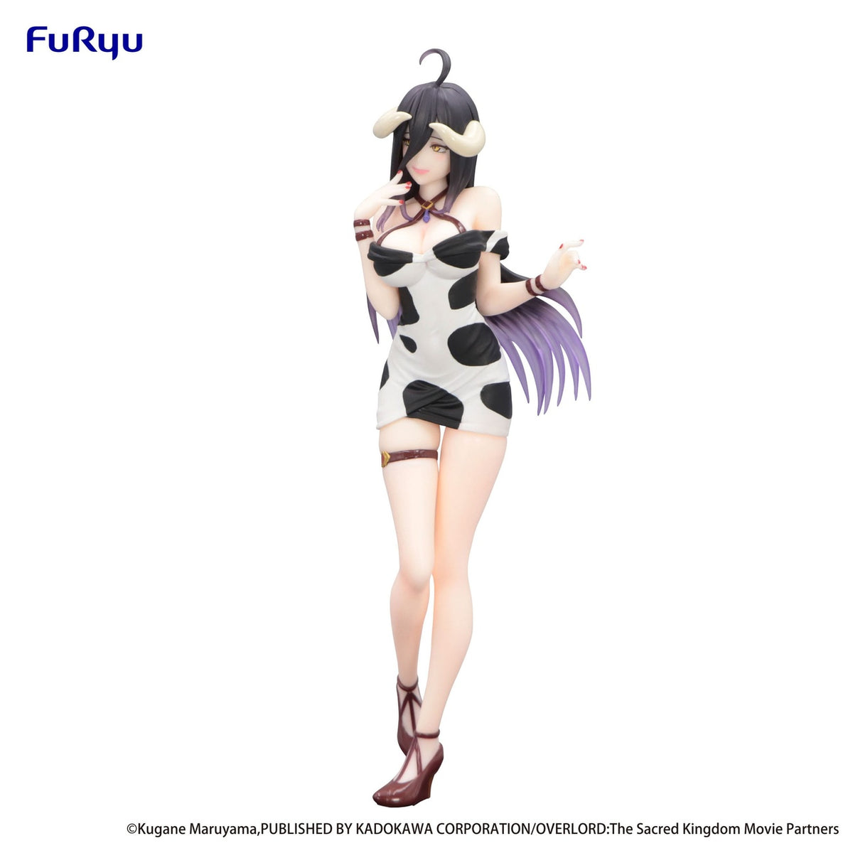 Produktbild Overlord Trio-Try-iT PVC-staty Albedo Miniklänning Kospetsmönster Ver. 21 cm