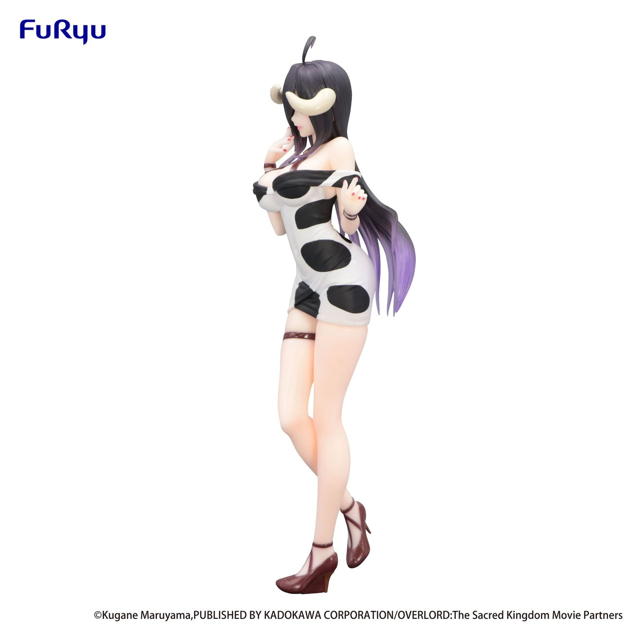 Produktbild Overlord Trio-Try-iT PVC-staty Albedo Miniklänning Kospetsmönster Ver. 21 cm