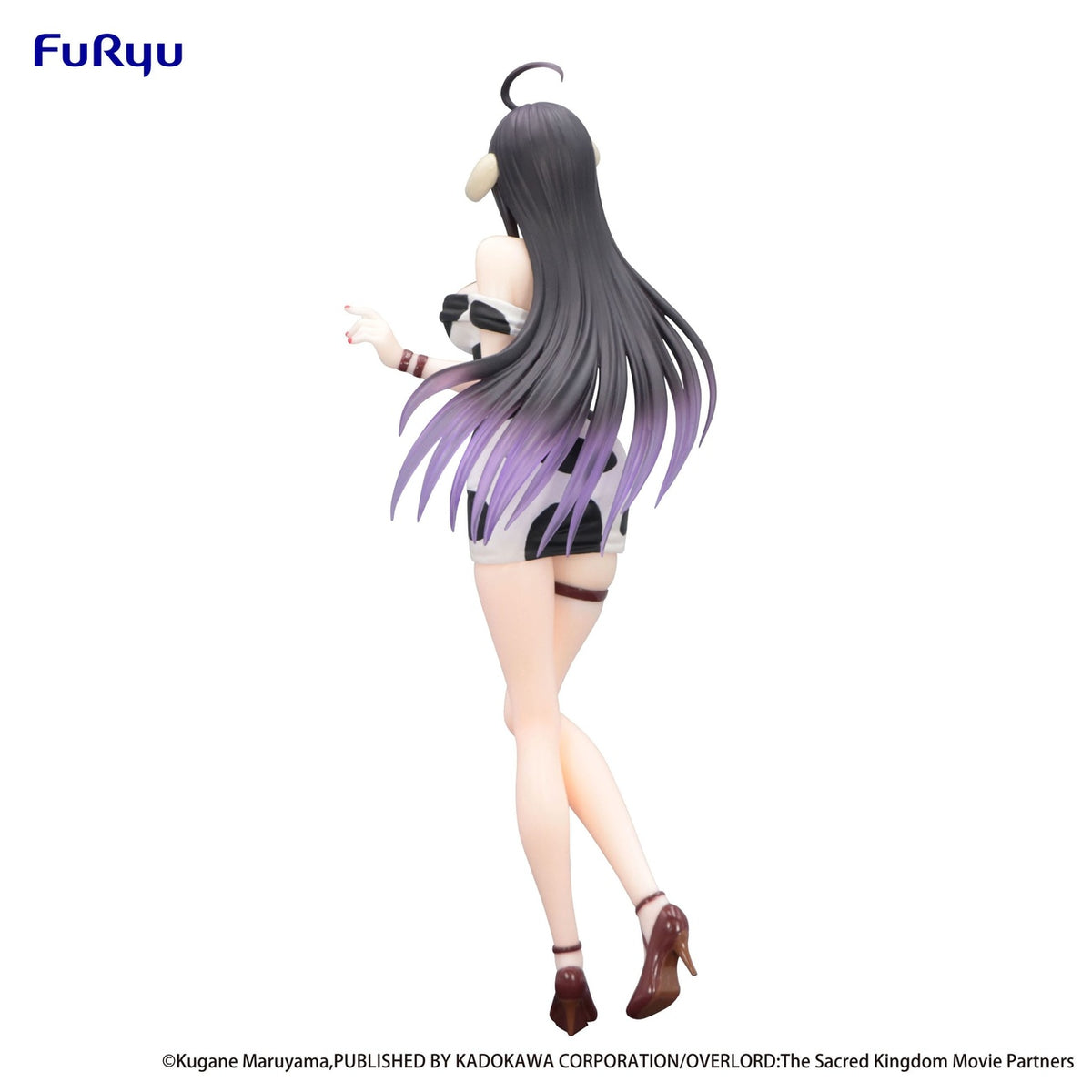Produktbild Overlord Trio-Try-iT PVC-staty Albedo Miniklänning Kospetsmönster Ver. 21 cm