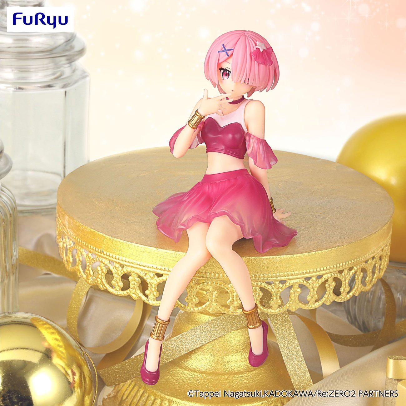 Produktbild Re:Zero Starting Life in Another World Noodle Stopper PVC-staty Ram Twinkle Party Another Color Ver. 14 cm