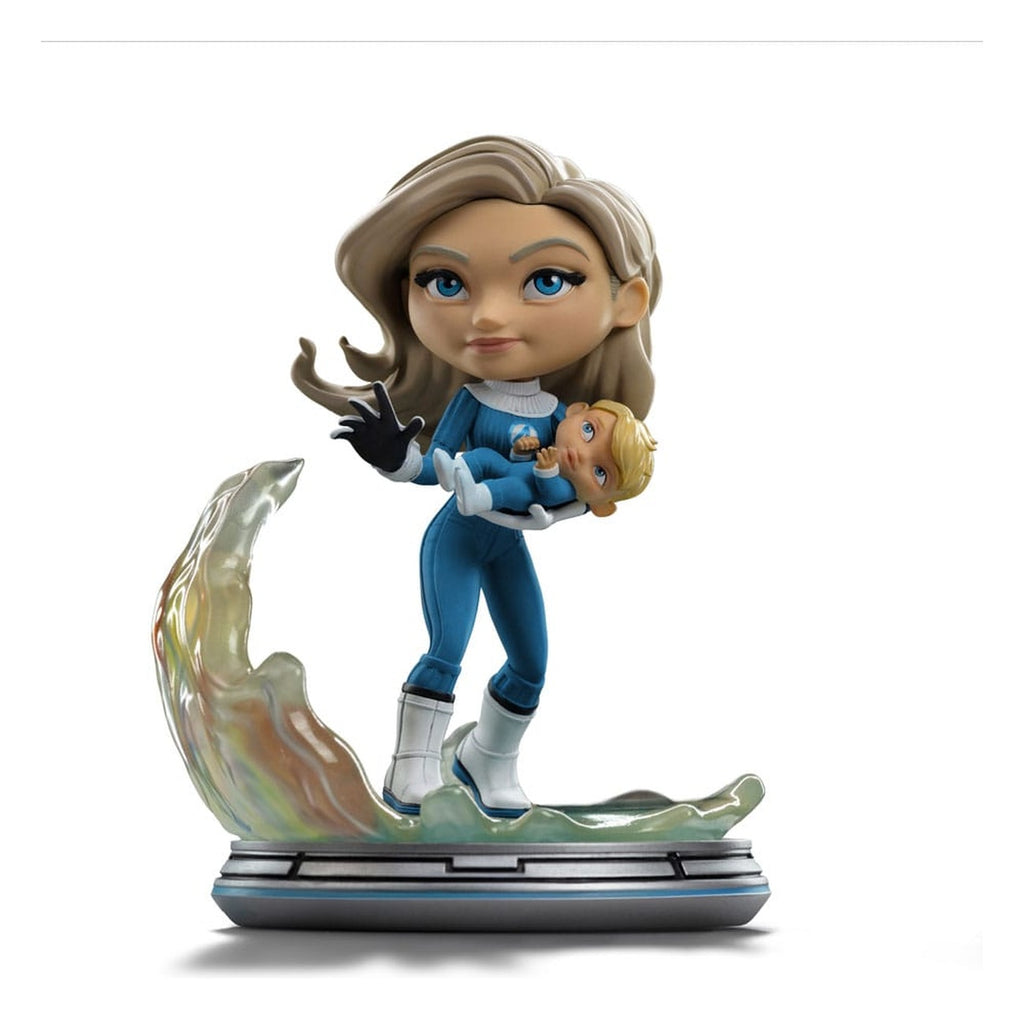 Produktbild Fantastic Four Mini Co. PVC-figur Invisible Woman och Franklin 15 cm