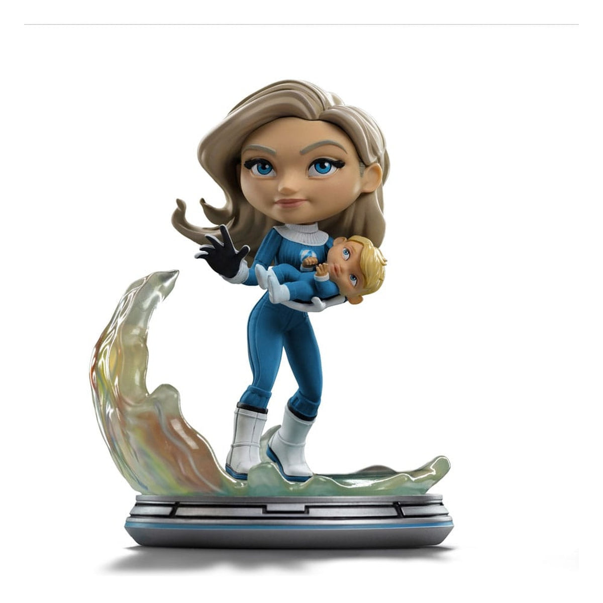 Produktbild Fantastic Four Mini Co. PVC-figur Invisible Woman och Franklin 15 cm