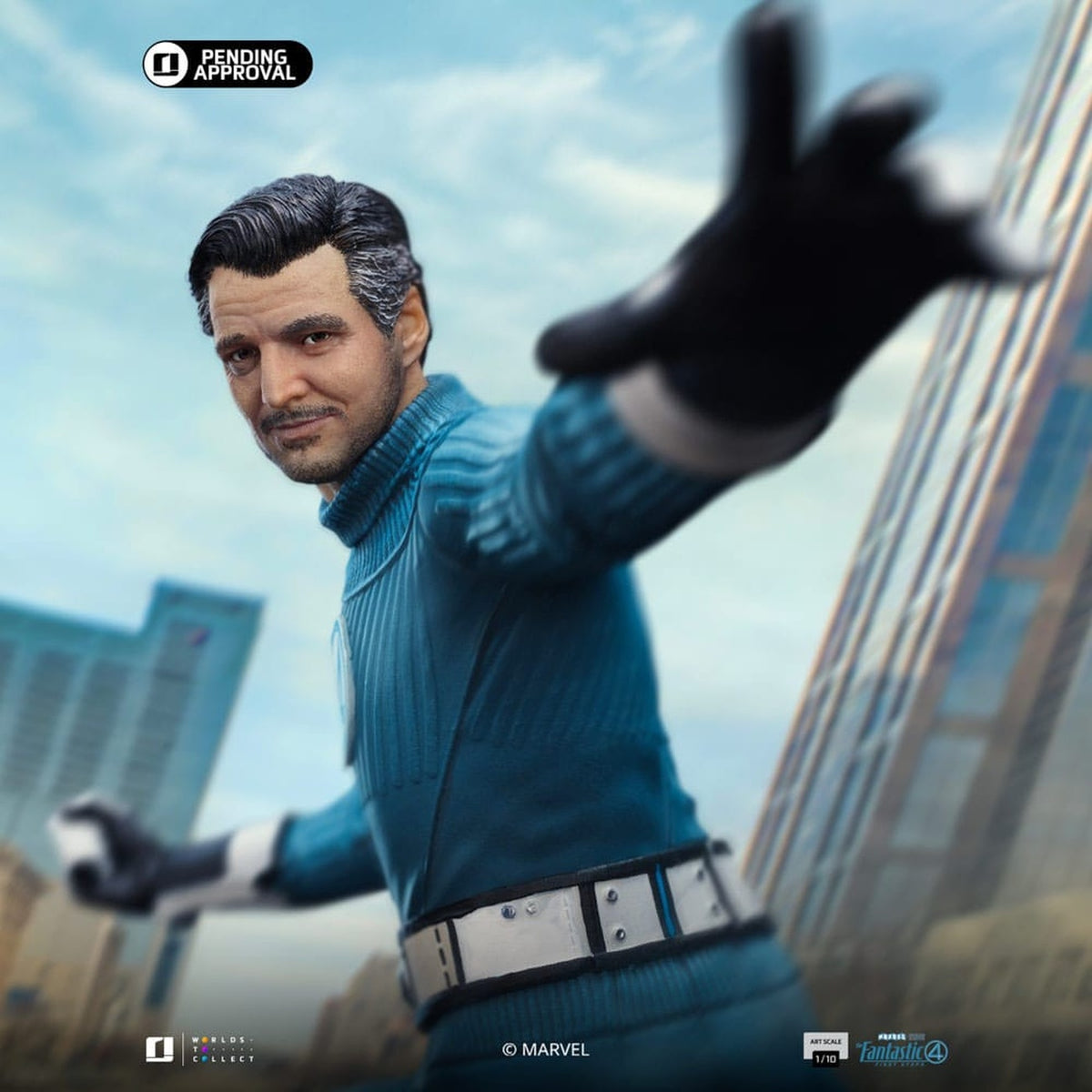 Produktbild Fantastic Four Art Scale-staty 1/10 Mr. Fantastic och H.E.R.B.I.E 26 cm