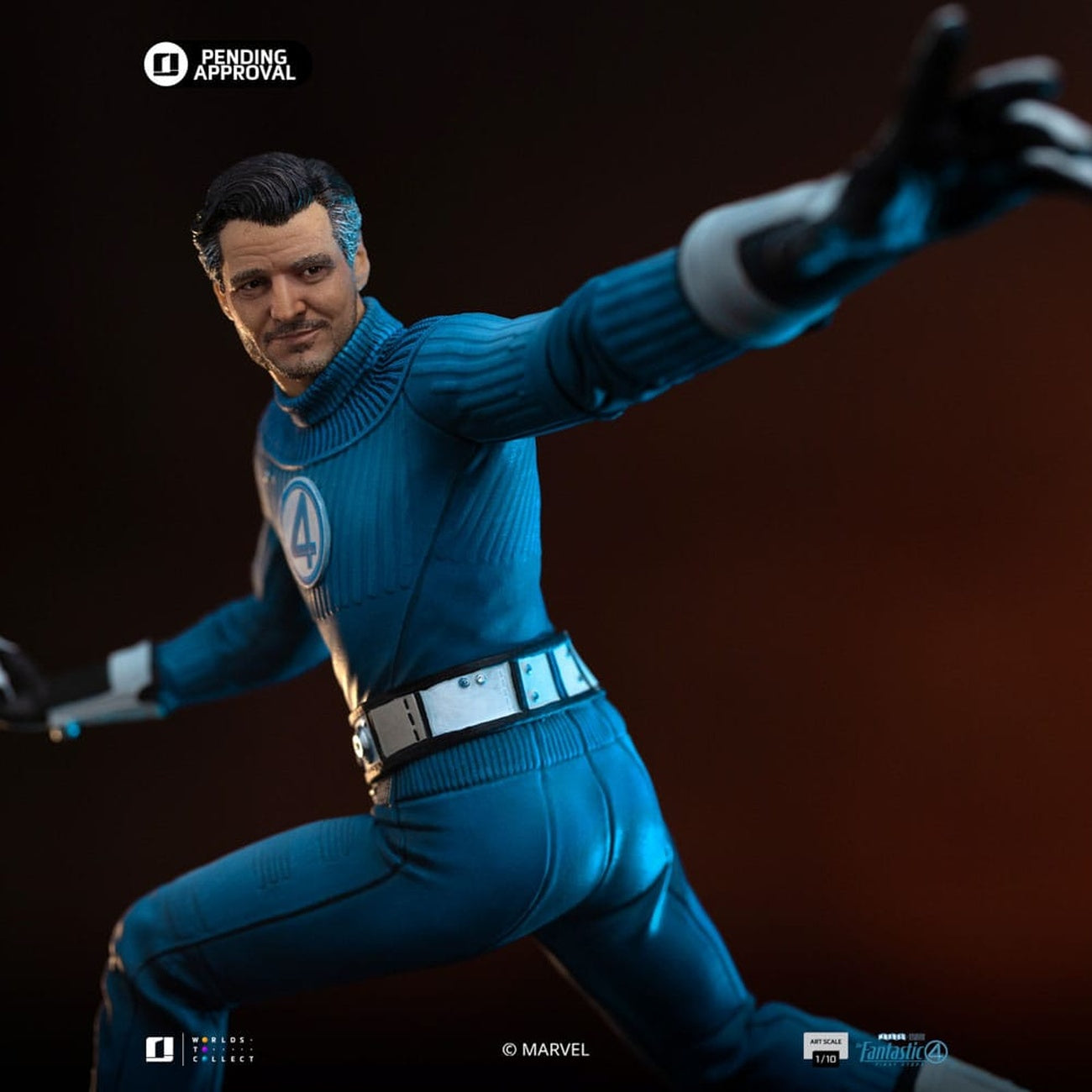 Produktbild Fantastic Four Art Scale-staty 1/10 Mr. Fantastic och H.E.R.B.I.E 26 cm
