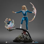 Produktbild Fantastic Four Art Scale-staty 1/10 Invisible Woman och Franklin 28 cm