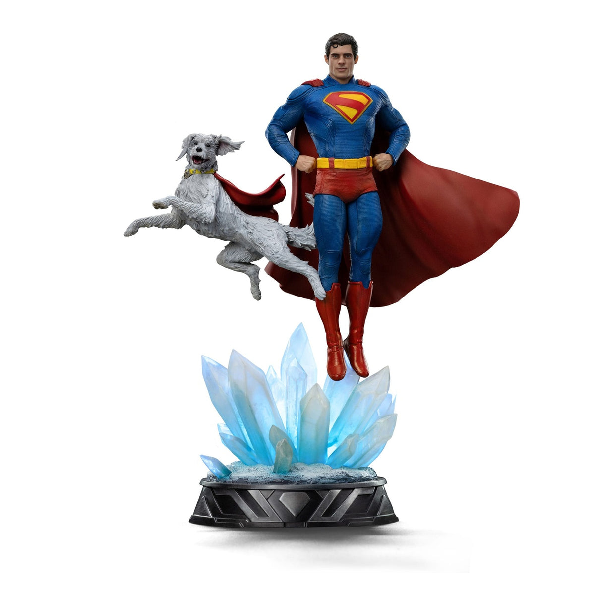 Produktbild Superman Legacy Art Scale-staty 1/10 Superman & Krypto 32 cm