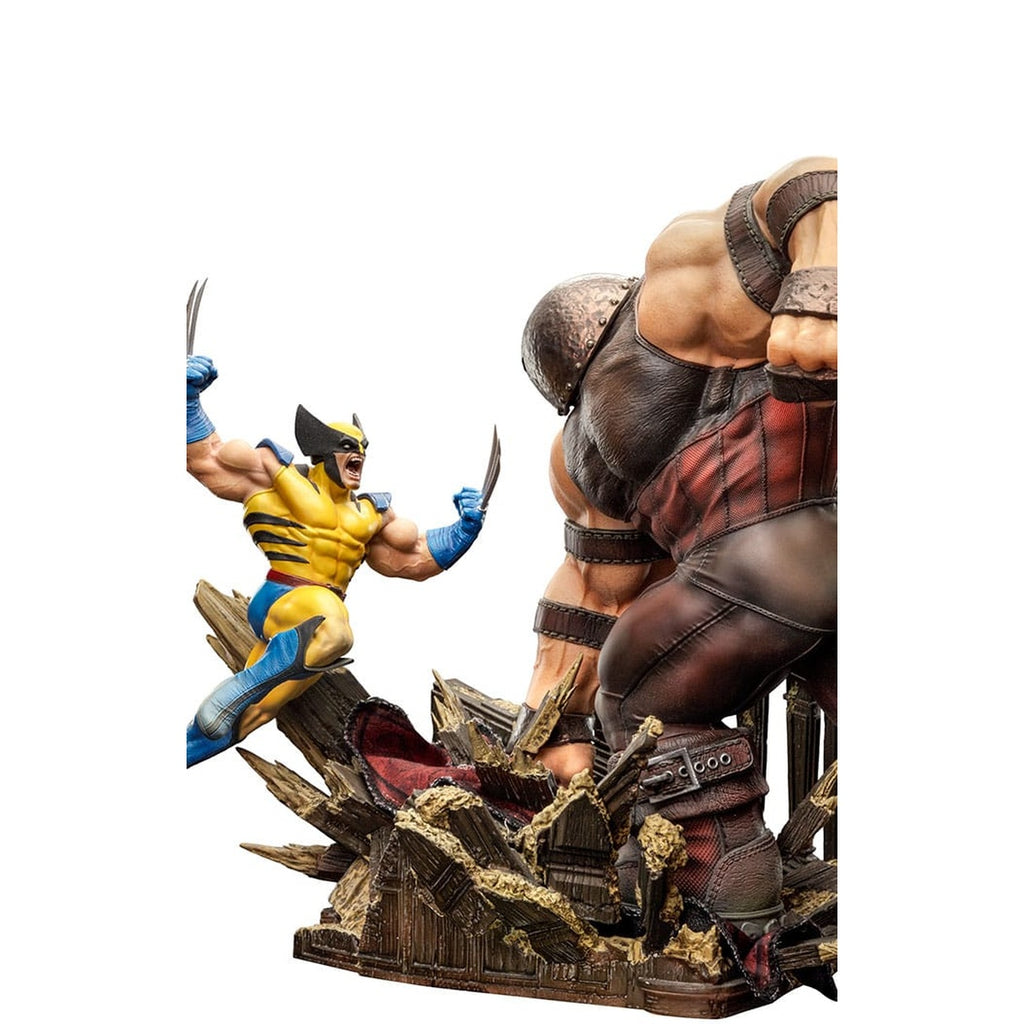 Produktbild Marvel BDS Art Scale 1/10-staty Wolverine vs Juggernaut heo EU Exclusive 30 cm