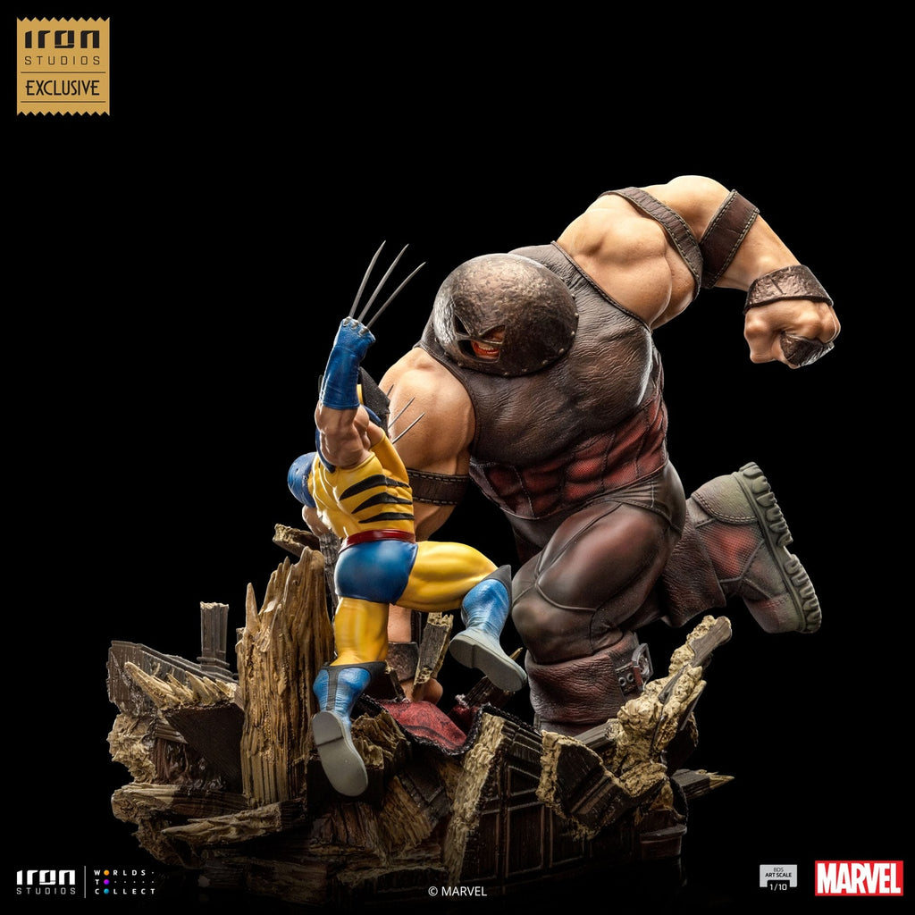 Produktbild Marvel BDS Art Scale 1/10-staty Wolverine vs Juggernaut heo EU Exclusive 30 cm
