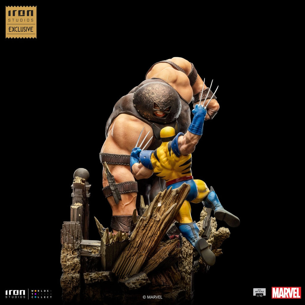 Produktbild Marvel BDS Art Scale 1/10-staty Wolverine vs Juggernaut heo EU Exclusive 30 cm