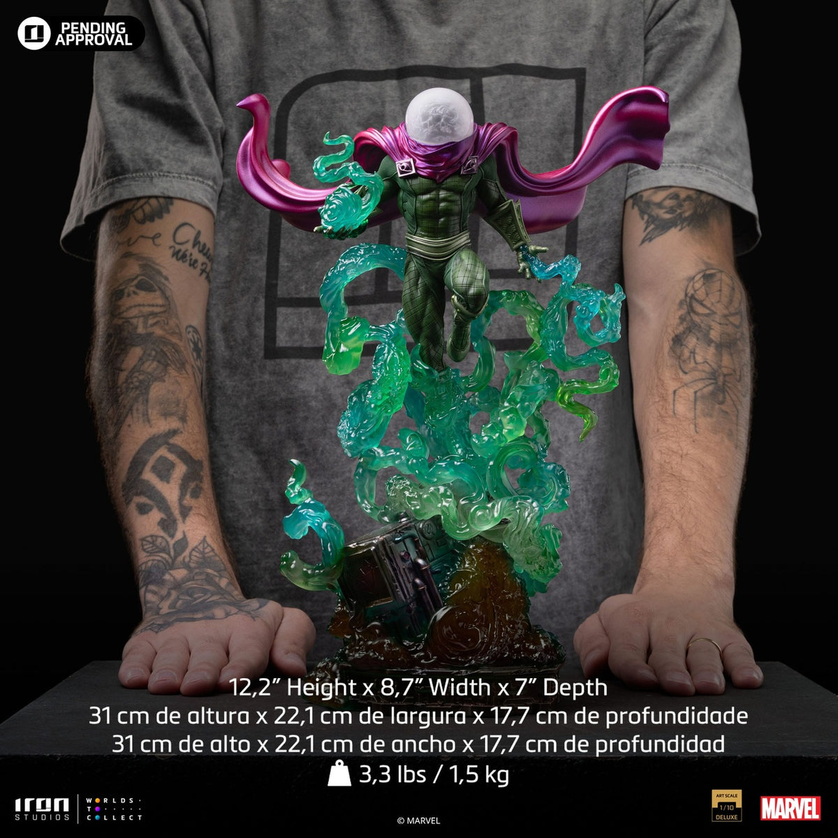 Produktbild Marvel Deluxe Art Scale-staty 1/10 Mysterio 31 cm