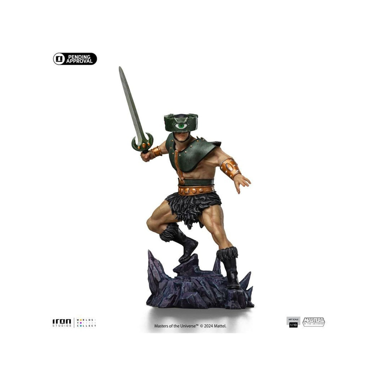 Produktbild Masters of the Universe Art Scale-staty 1/10 Tri-Klops 24 cm