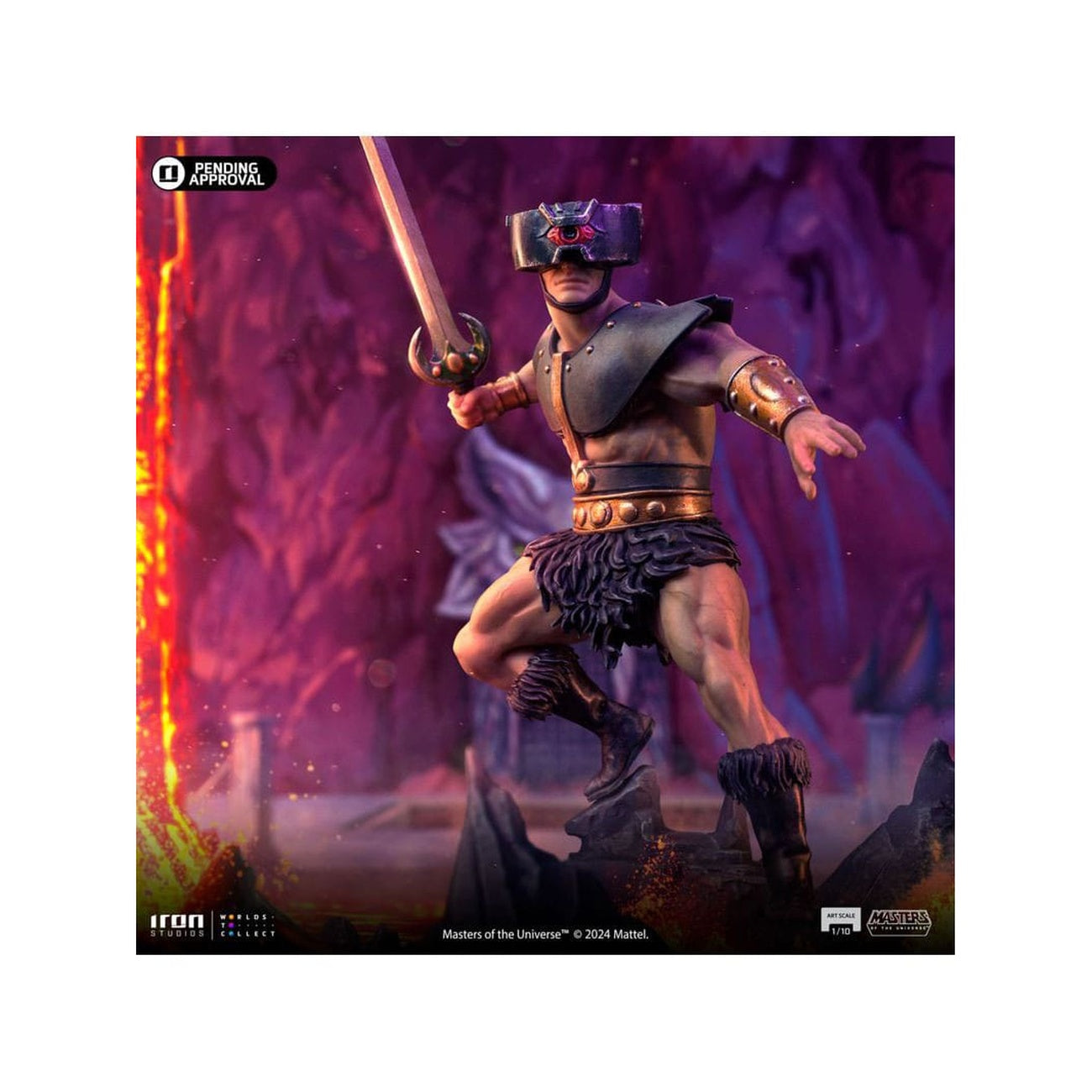 Produktbild Masters of the Universe Art Scale-staty 1/10 Tri-Klops 24 cm