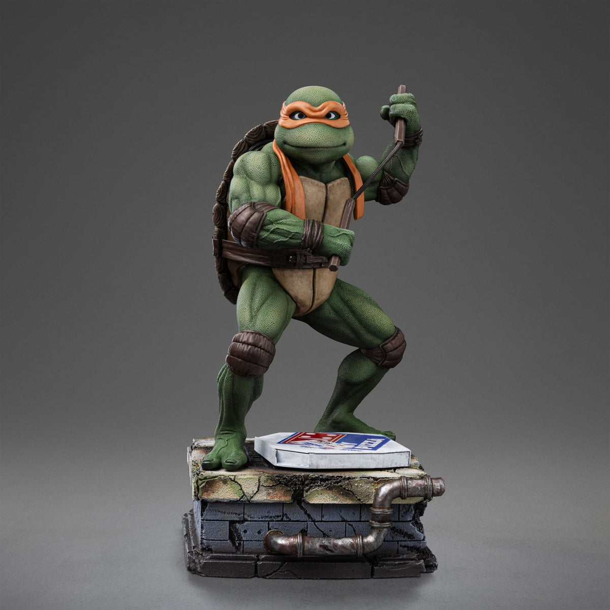 Produktbild Teenage Mutant Ninja Turtles Art Scale Staty 1/10 Michelangelo 19 cm
