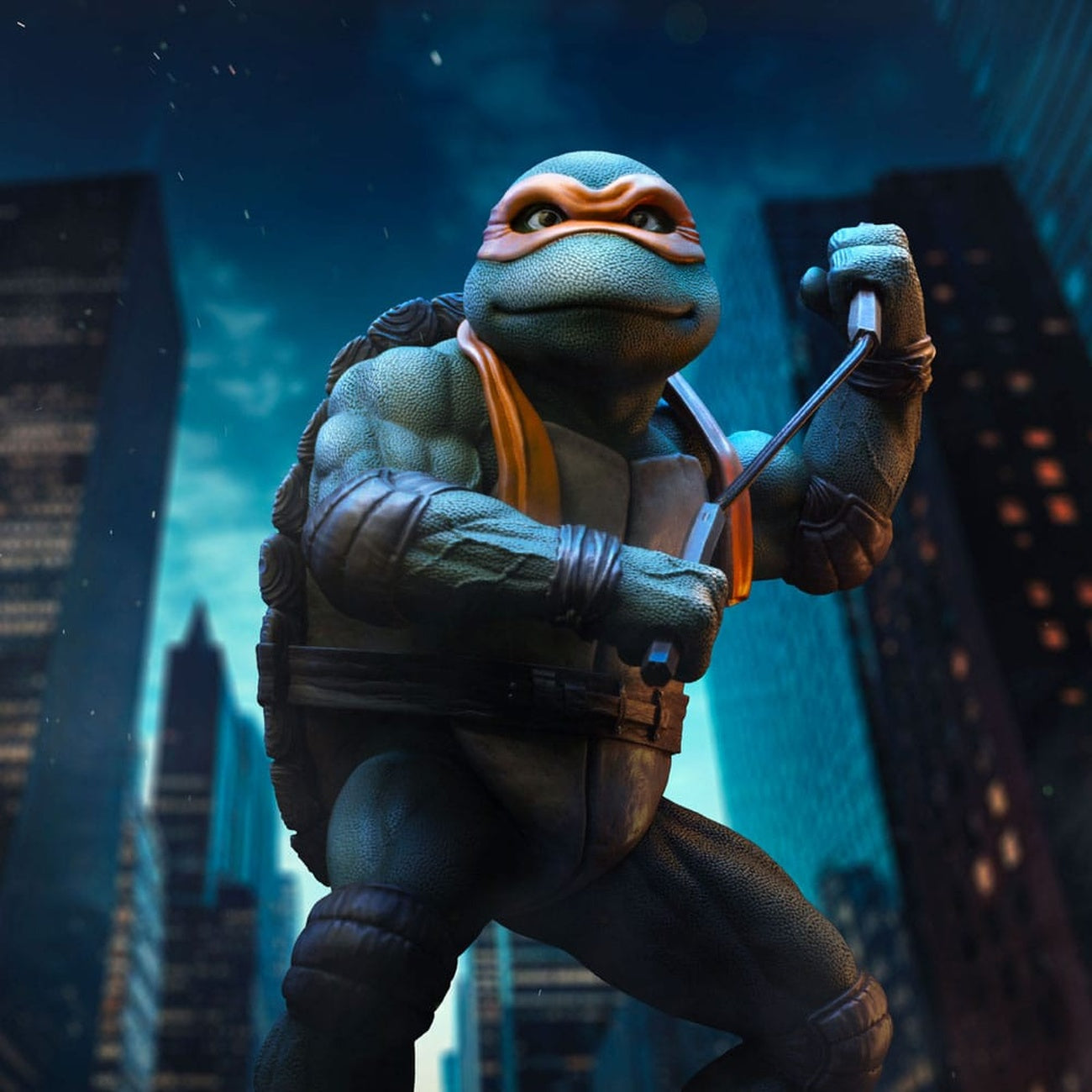 Produktbild Teenage Mutant Ninja Turtles Art Scale Staty 1/10 Michelangelo 19 cm