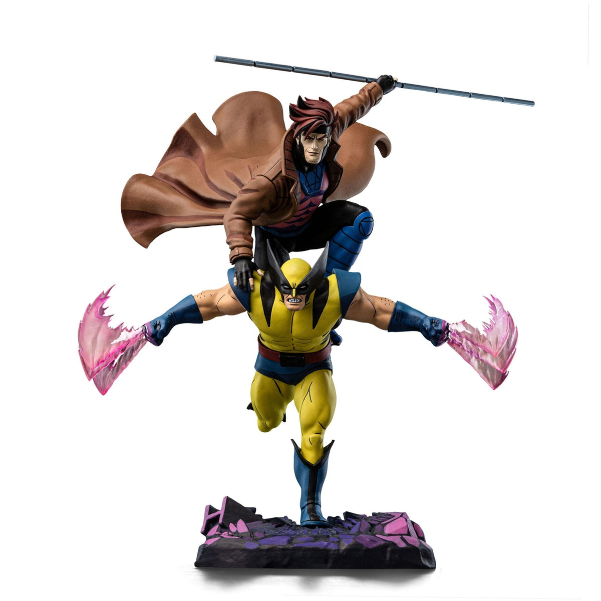 Produktbild Marvel Deluxe Art Scale-staty 1/10 X-Men97 Gambit & Wolverine 29 cm