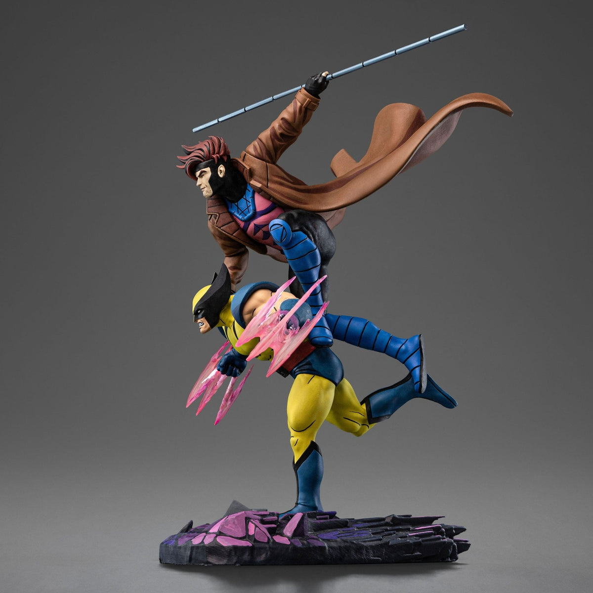 Produktbild Marvel Deluxe Art Scale-staty 1/10 X-Men97 Gambit & Wolverine 29 cm