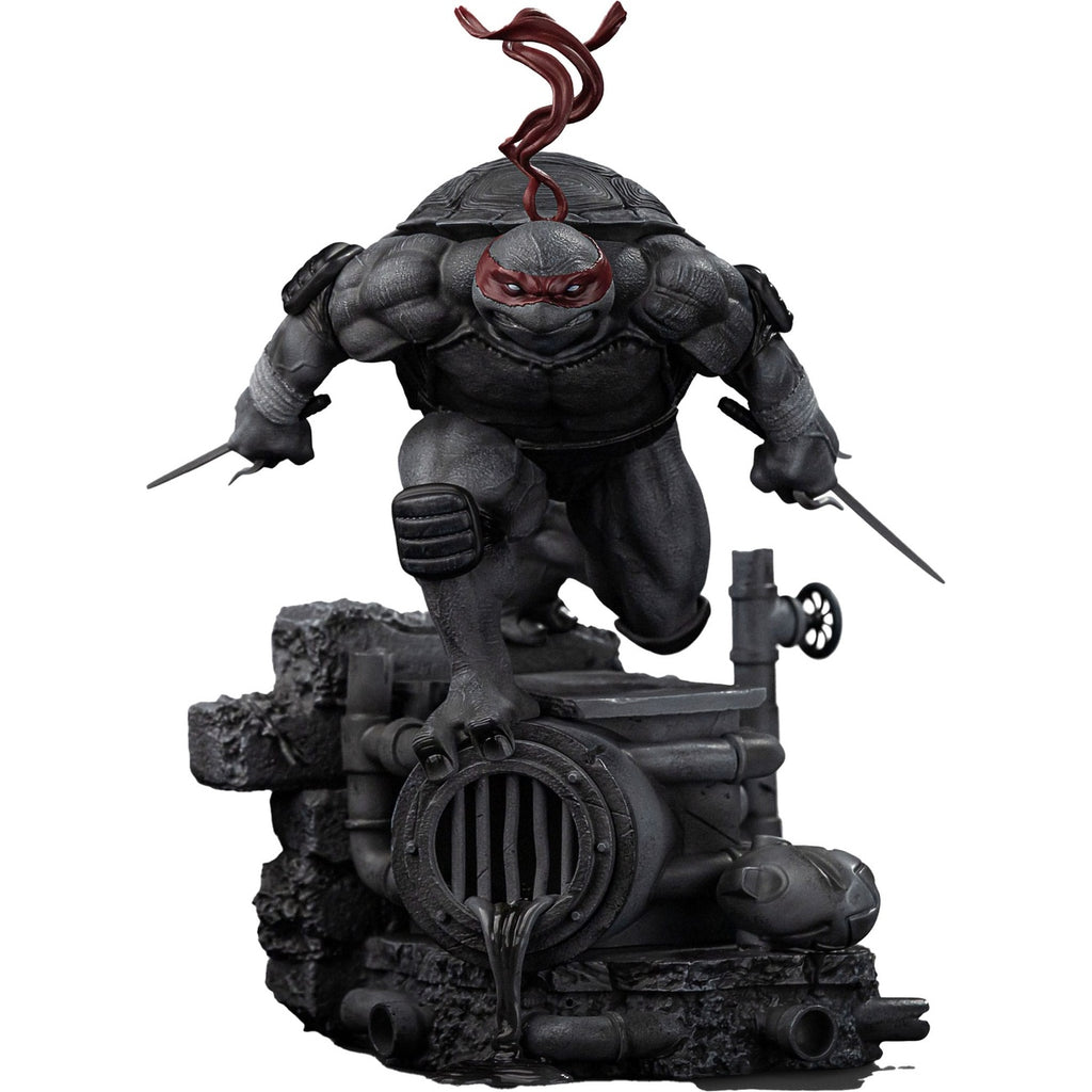 Produktbild Teenage Mutant Ninja Turtles Art Scale-staty 1/10 Raphael Svartvit Variant 26 cm heo exclusive