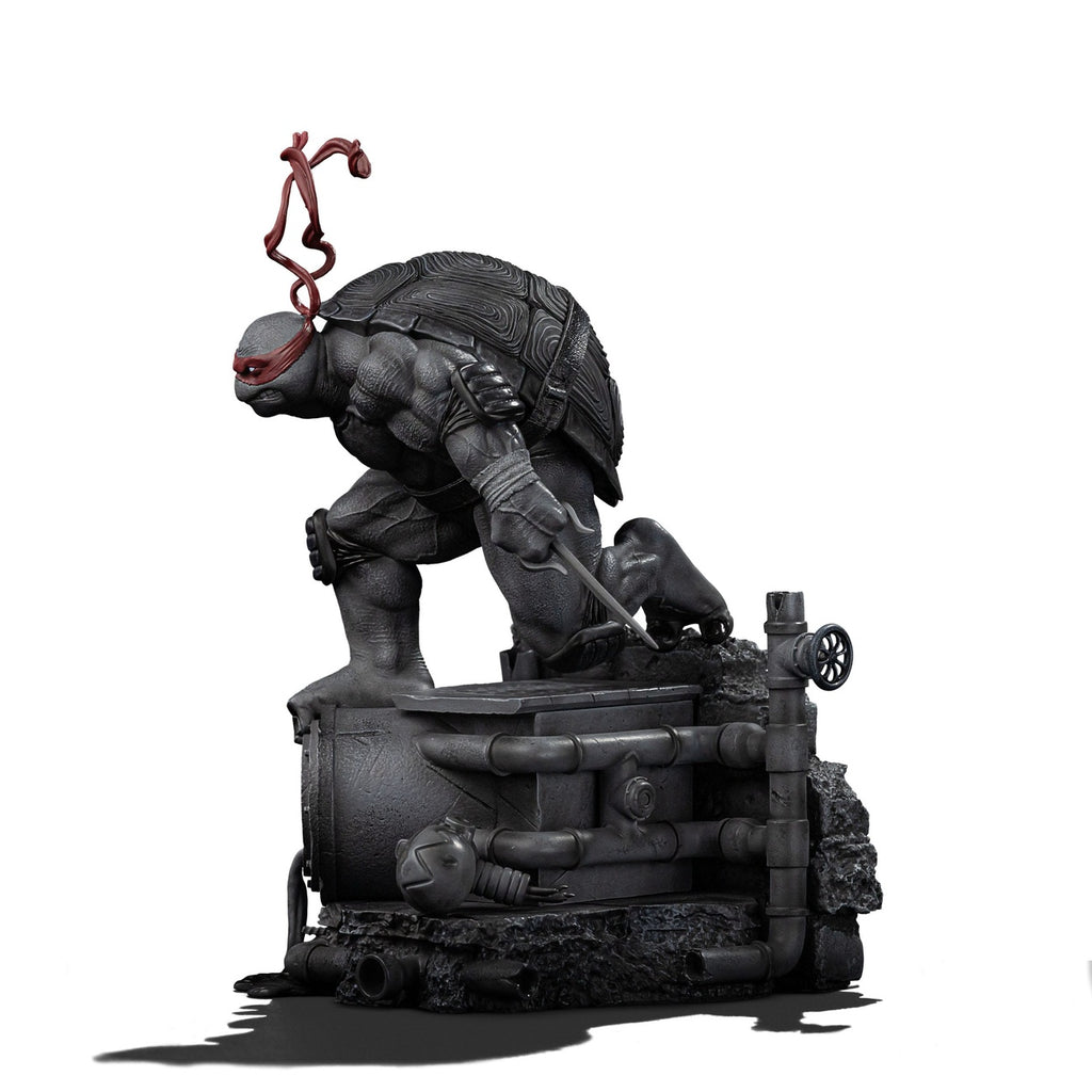 Produktbild Teenage Mutant Ninja Turtles Art Scale-staty 1/10 Raphael Svartvit Variant 26 cm heo exclusive