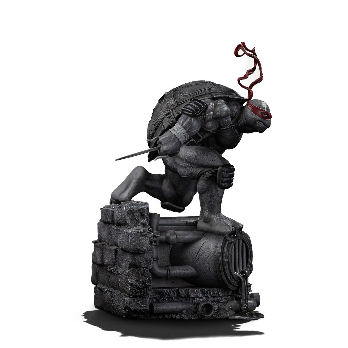 Produktbild Teenage Mutant Ninja Turtles Art Scale-staty 1/10 Raphael Svartvit Variant 26 cm heo exclusive
